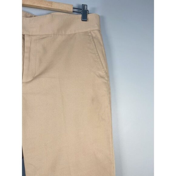 Lauren Ralph Lauren Chino Pants With Side Buckle Women's Size 10 Khaki Beige Tan - Picture 6 of 14
